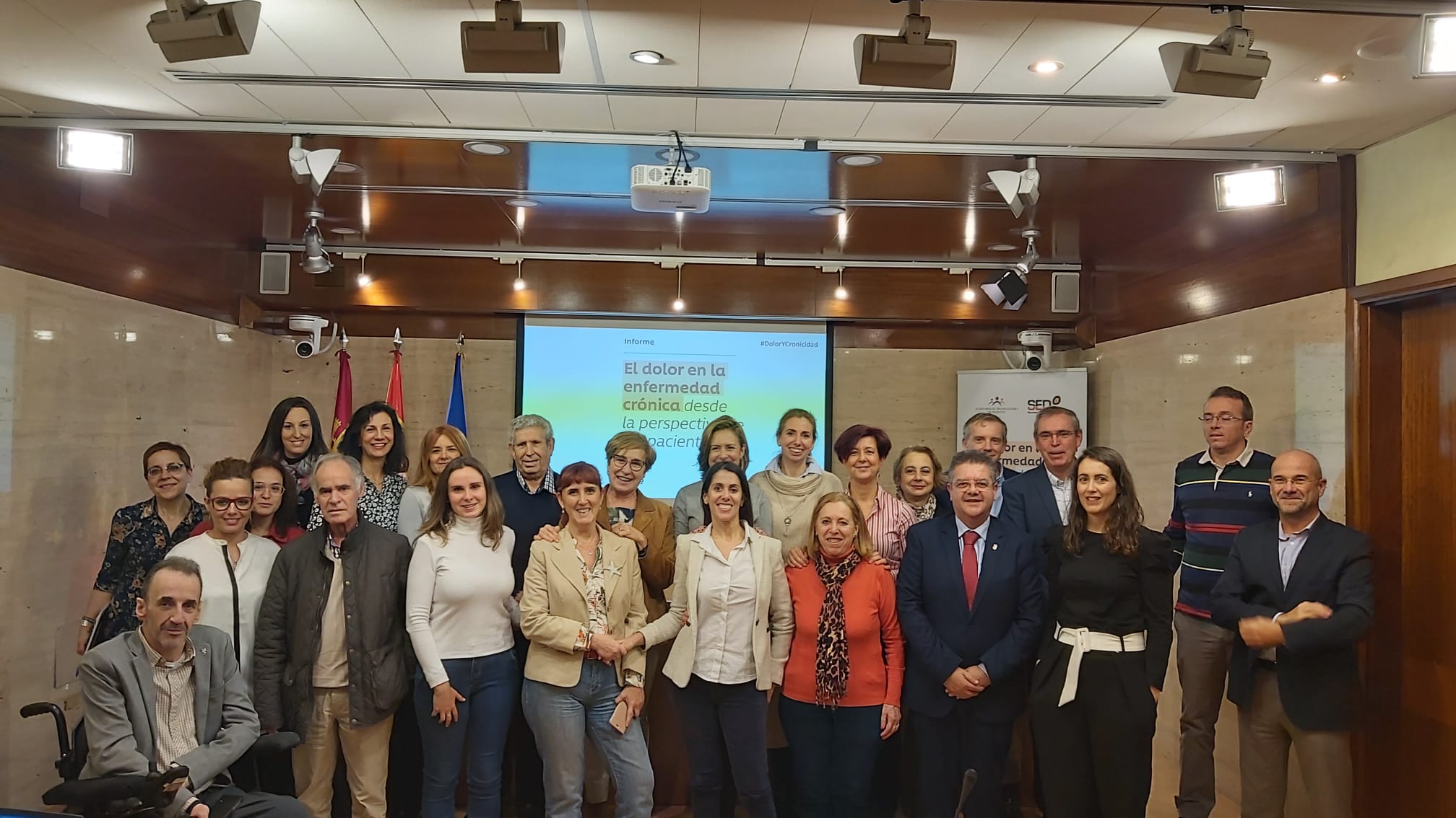 Presentación del informe «El dolor en la enfermedad crónica desde la perspectiva de los pacientes» en las Cortes de Castilla-La Mancha