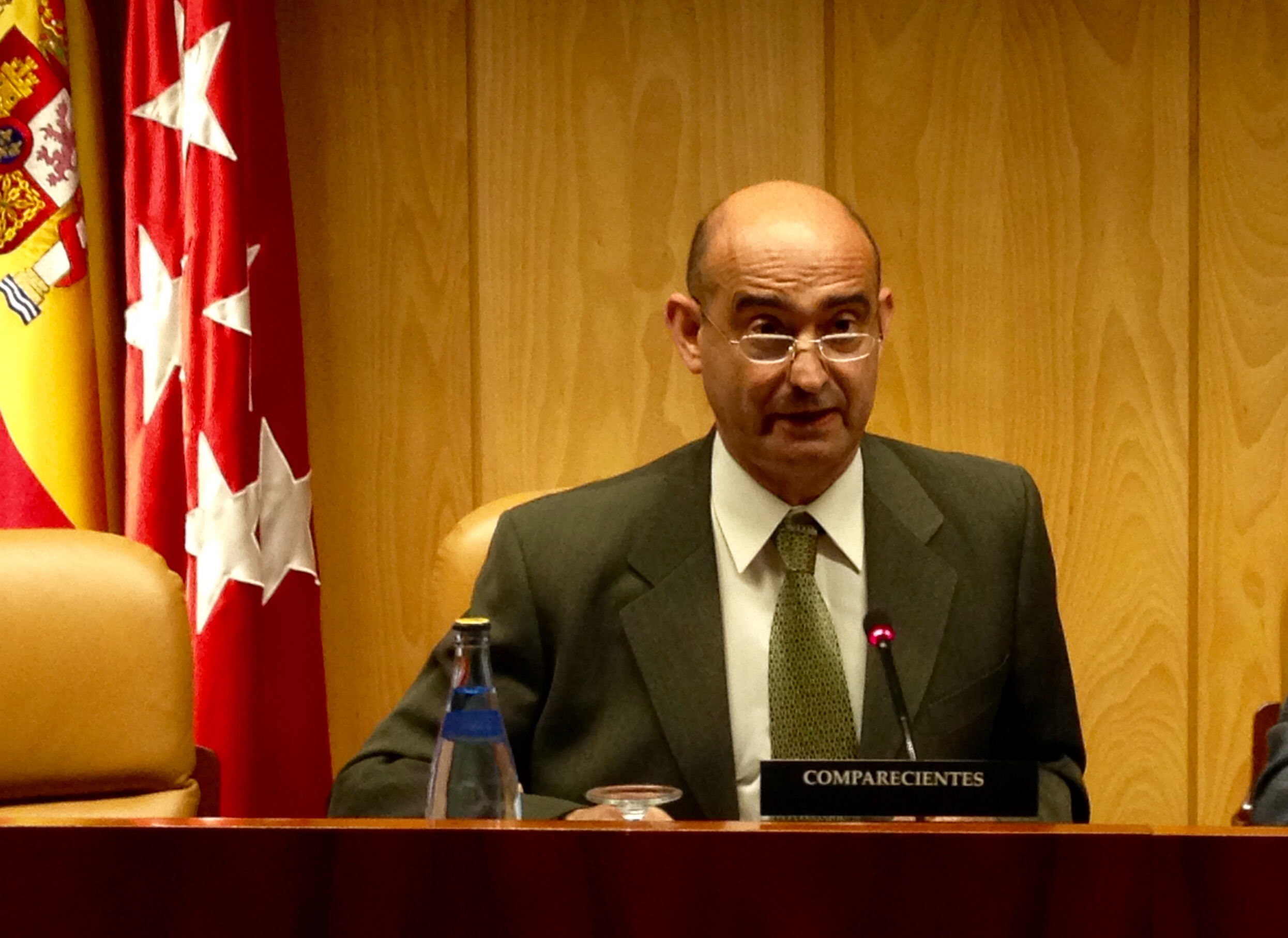 Intervención de Tomás Castillo. Comisión de Sanidad, Asamblea de Madrid