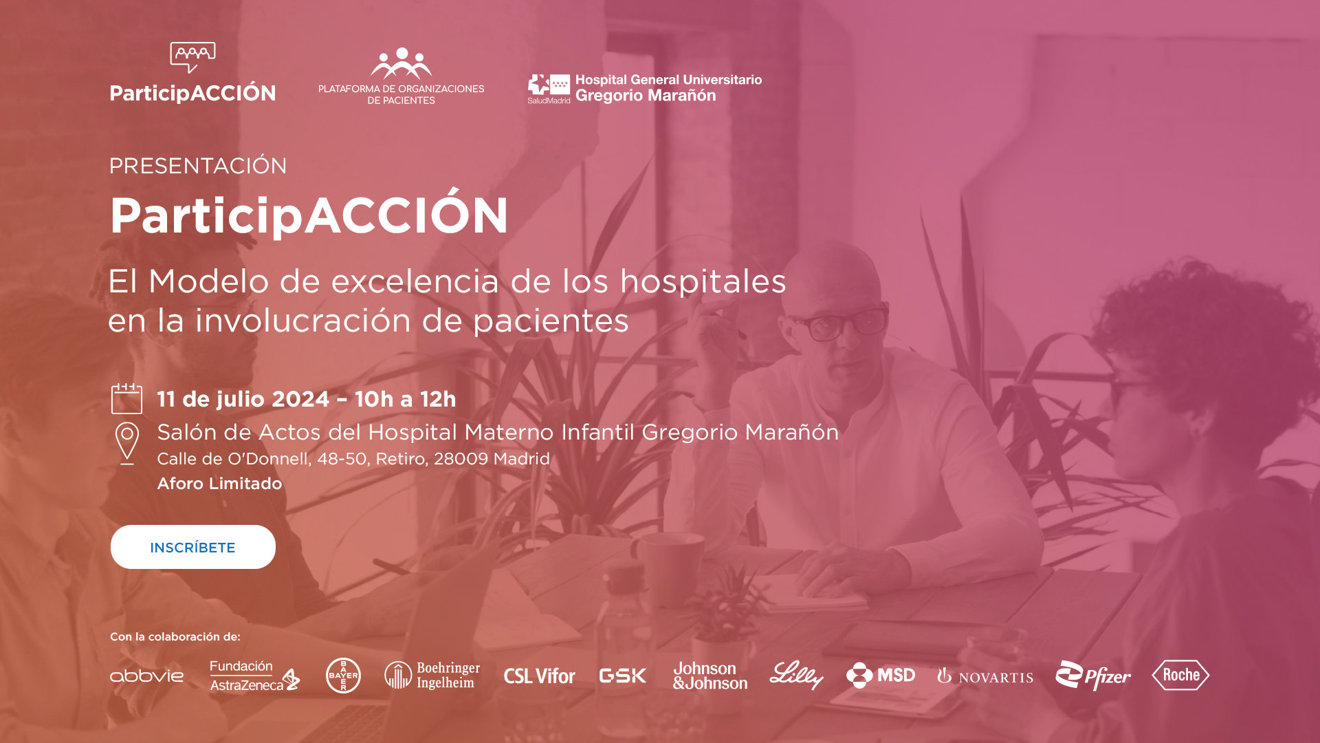 Presentamos ‘ParticipACCIÓN’, el modelo de excelencia de los hospitales en la involucración de pacientes
