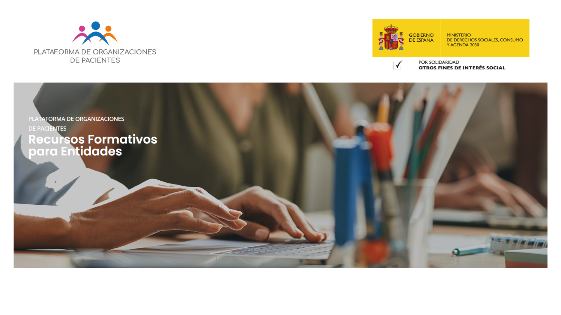 La POP impulsa una nueva Plataforma de formación accesible para representantes, personas colaboradoras y voluntarias del movimiento asociativo de pacientes