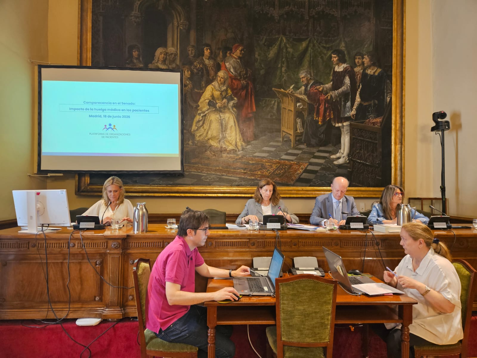 La POP pide en la Comisión de Sanidad del Senado una salida urgente, transparente y dialogada que ponga fin a la huelga médica
